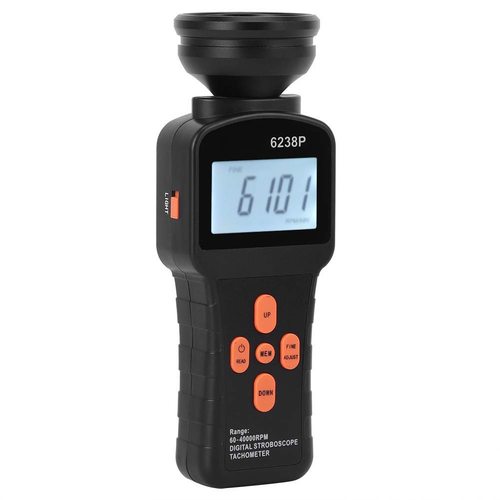 Skyking 6238P Digital Stroboscope Tachometer, Handheld LCD Display Flash Stroboscope with Anti Interference for Industry-picture-32