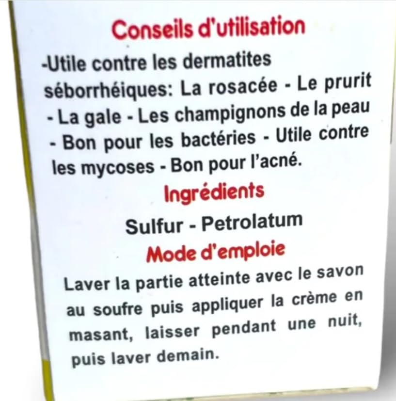 Poudre De Soufre Cosmétique 100g - Soin Naturel Purifiant Pour Peau Et Cheveux, 100% Naturel, Origine Maroc