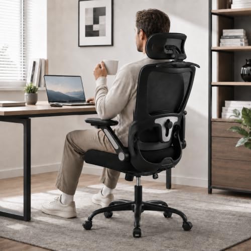 Ergonomic High Back Mesh Office Chair, Big & Tall Heavy Duty Swivel Chair | Ergonomic High Back Mesh