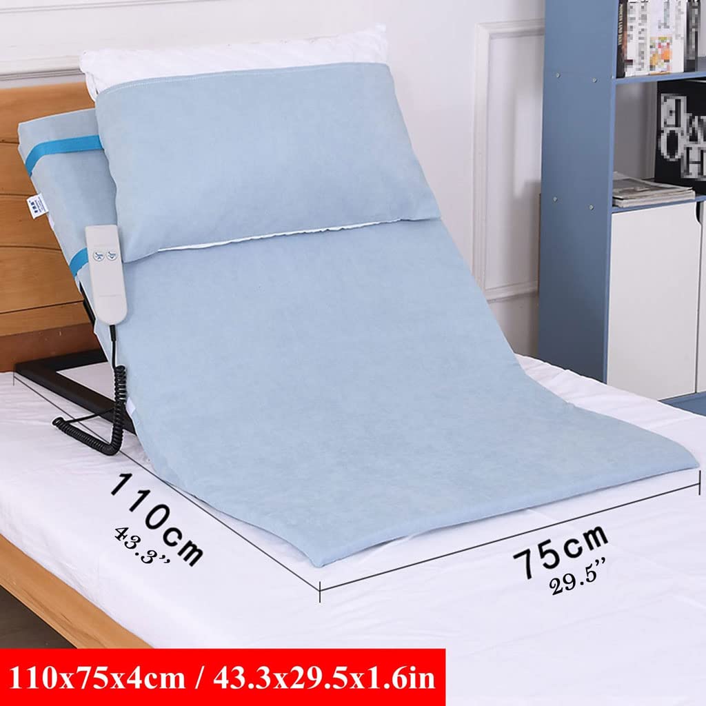Schienale del Letto di Sollevamento Elettrico con Telecomando per Il paziente Regolabile Power Sit-up Back Stand Assist Aid Medical Pillow Lifter per Anziani disabili