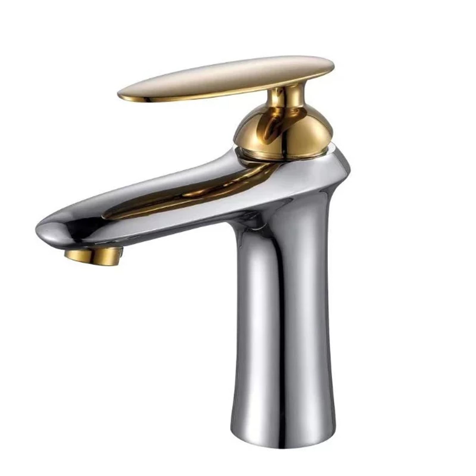 JRUIA White Kitchen Faucet, Basin Mixer Tap, Hot And Cold Water Supply, Zinc Alloy Material, Water Supply Pipe Included,E