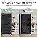 Black Divider for Room Separation - Privacy Dividers for Rooms 3 Panel Folding Screen Indoor Partition Wall Devider Freestanding Portable Changing Separtion Space Dressing Screens