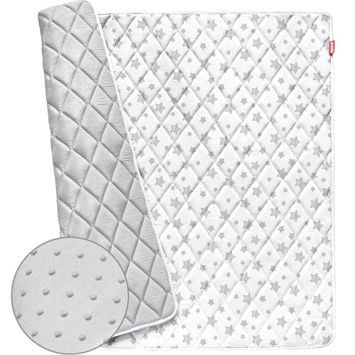 Image of Premium Foam Baby Play Mat 50''x50'', One-Piece Crawling Mat Non Slip Cushioned Baby Mats for Playing, Baby Floor Play Mat