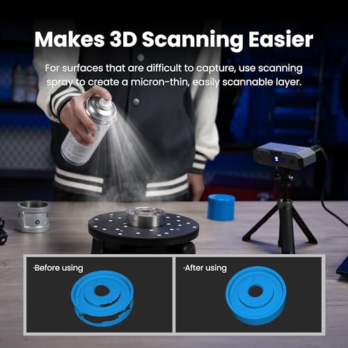 3d scanning spray for 3d scanners no cleaning needed for transparent reflective or highly textured surfaces objects 400ml