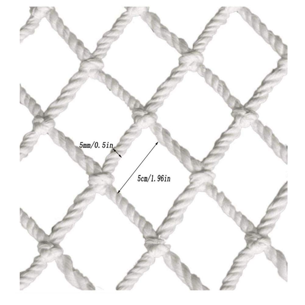 Red de balcón para gatos, malla de nailon para gatos y pájaros, red de protección reforzada para ventanas de balcón, red protectora, incluye juego de fijación: 2 x 6 m