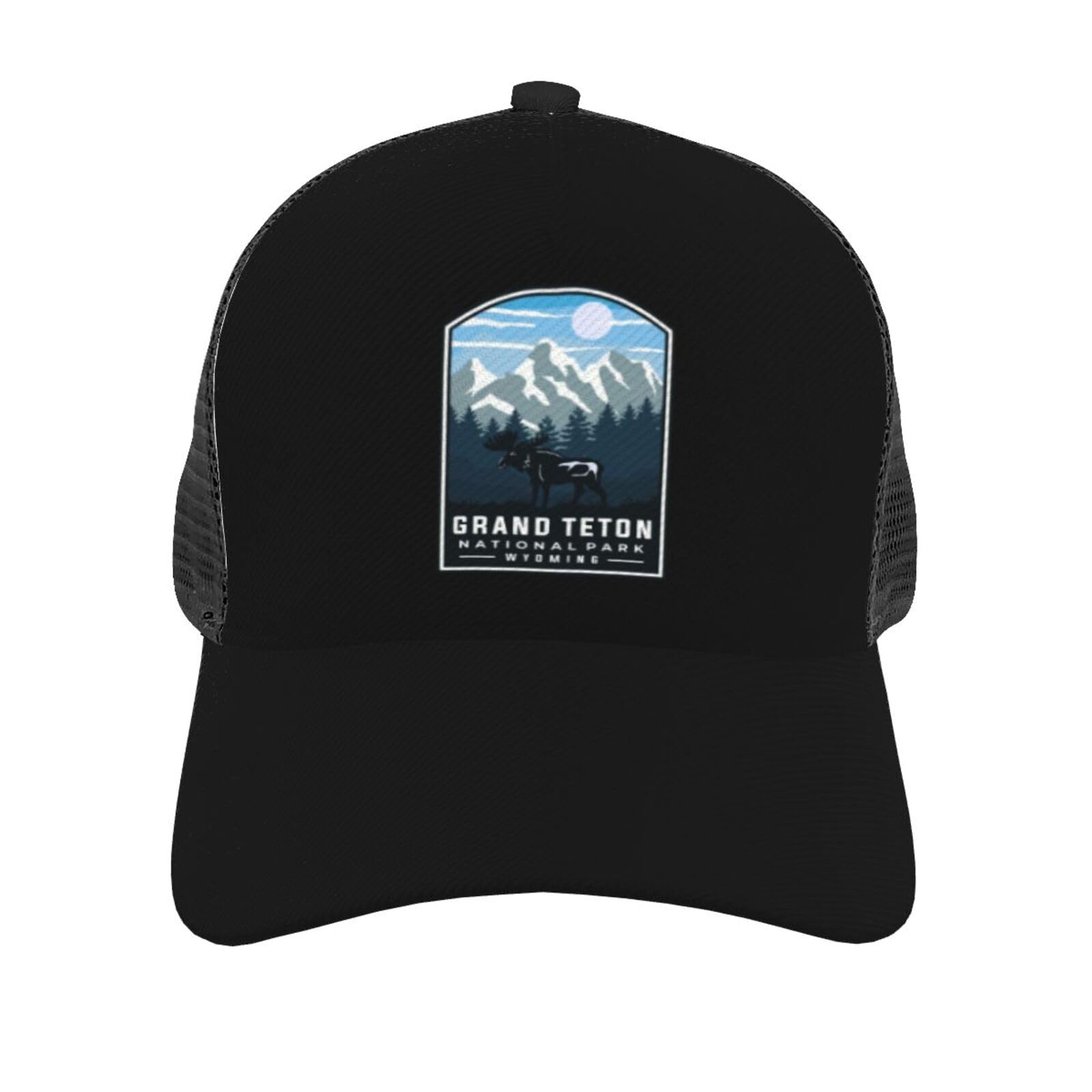Baseball Hat Hiking Mesh Baseball Caps Mens Mesh Hats Grand Teton National Park Cap