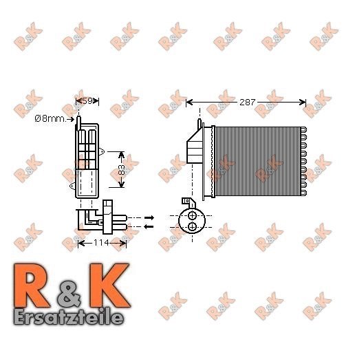 AVA QUALITY COOLING FT6259 Scambiatore calore