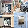 Large Capacity Lock EV Charger Box Wall, Stainless Steel EV Charger Pedestal with Screw, Electric Car Enclosure for Outdoor Indoor, Charging Station Cover #1