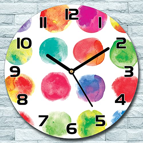 Horloge en Verre Impression Haute Définition Objet d'Art