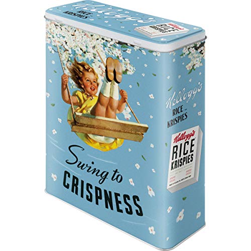Nostalgic-Art Caja metálica de Estilo Retro - Kellogg's Swing to Crispness