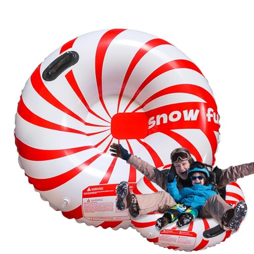 スノーチューブ 雪そり 空気入れ 雪遊び エアチューブ 厚手 安全ハンドル付き スキーに適用 空気漏れ防止 親子2人乗る可能 ブレーキ付き雪そり ロープ付き雪そり インフレータブル スノーチューブ スキー場 スノーボード 携帯便利 家族向け 誕生日 プレゼント