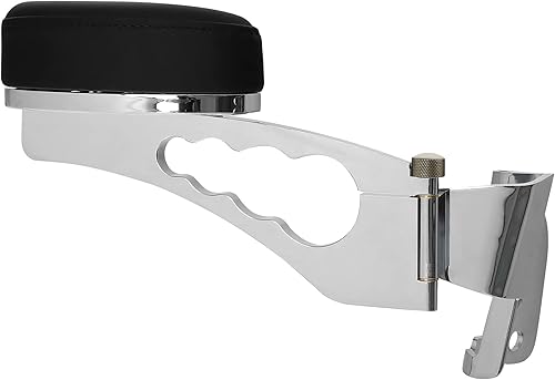 Miniatura 8 de TCT-MOTORPARTS Reposabrazos cromados ajustables para Harley Road King Street Glide Road Electra Glide CVO Tri Glide Ultra Limited 2014-2024