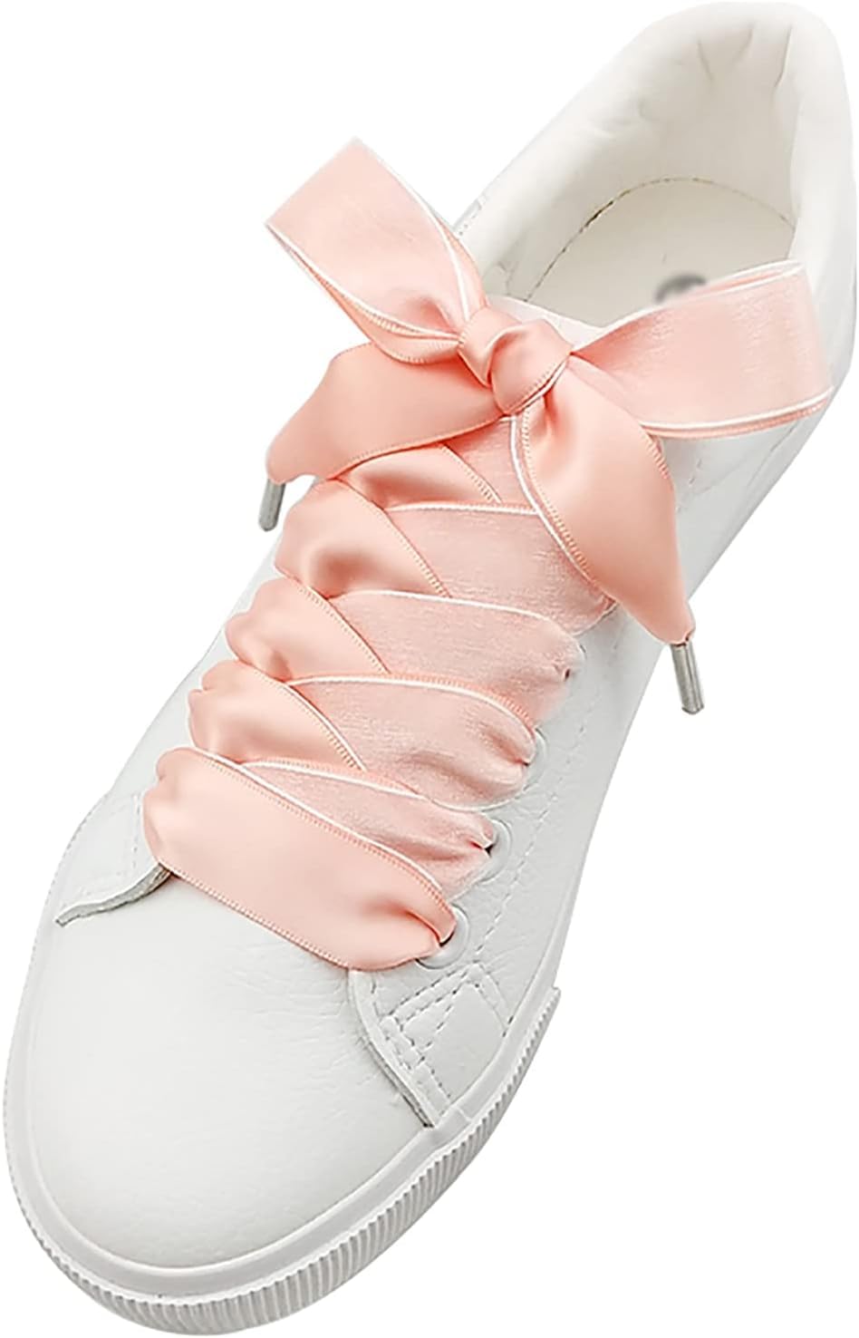 Cordones elásticos para zapatos, cordones de satén de doble capa de satén para zapatos deportivos, cordones planos de satén de seda plana de 2 cm de ancho, cordones de satén de seda suave y anchos