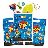 Baker Ross FX729 Sternenhelden-Party-Beutetaschen - 10er-Packung, helden-Partytaschen im Multipackung für Kinder