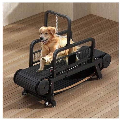 FXNFXLA Dog Treadmill for Large/Medium Dogs, Widened Enlarged Slatmill for Dogs to Walk, Jog, and Run, Quiet Home Dog Running Machine Doggy Treadmill Adjustable Speed L