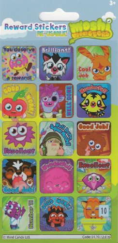 Paper Projects Moshi Monsters Foiled Reward Stickers