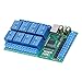 EVTSCAN Relay Shields Module 8 Channels Multifunctional USB Relays Board with at Commands