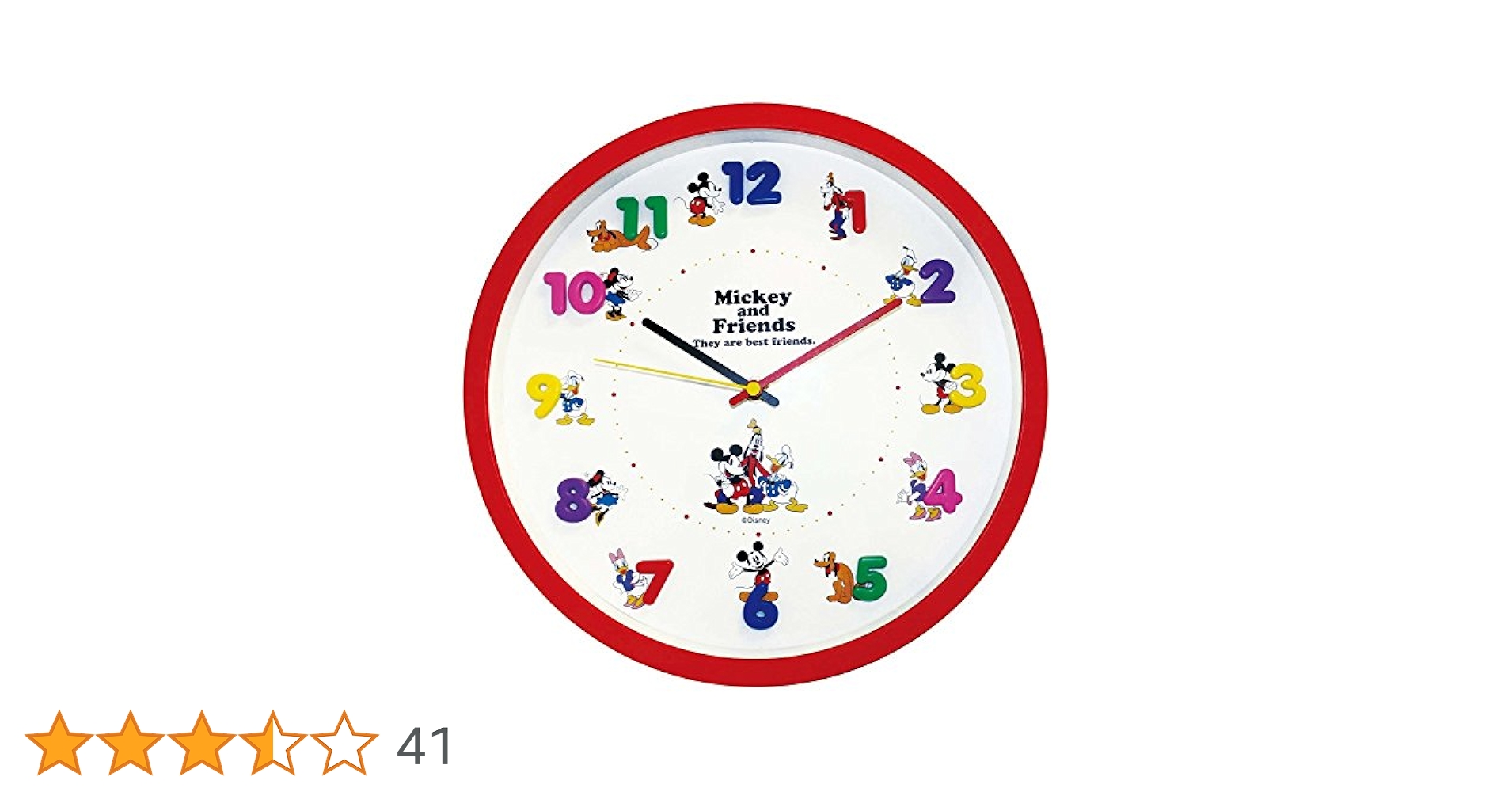 新品◯ミッキー＆フレンズ 壁掛け時計 Amazon.co.jp: Disney