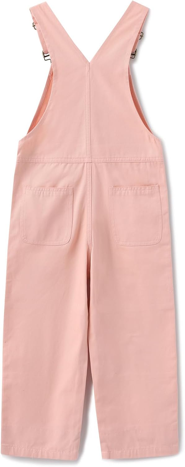 GRANDWISH Girls Overalls/Shortalls, 3-12 Year-Old Girls Overall Shorts, Kids Denim/Canvas Overalls/Short Overalls - Image 2