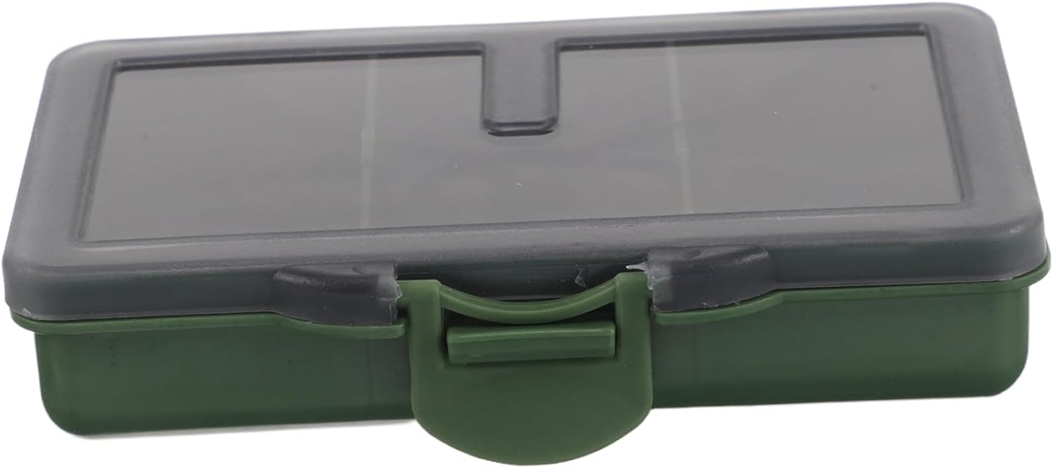 Multi-Compartment Fishing Bait Box Protective Lid Tackle Storage Case for Lures and Hooks Lightweight and Portable