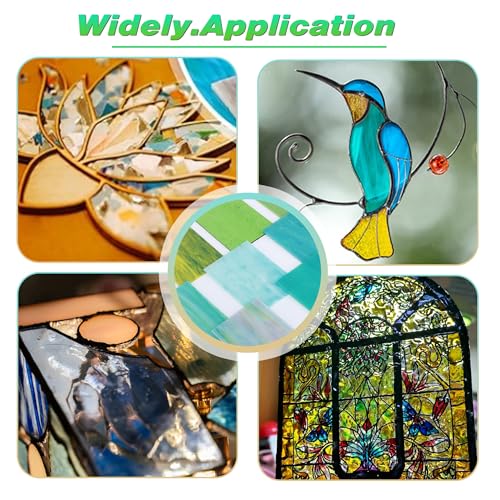 Verre d'art cathédrale irisé pour sublimer vos ateliers mosaïque maison