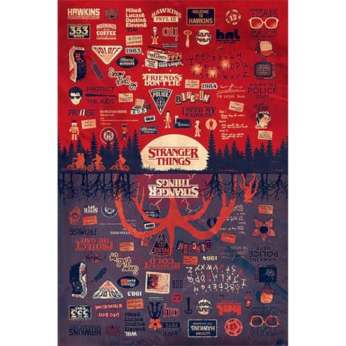 Pyramid International Stranger Things 4 - Póster de montaje