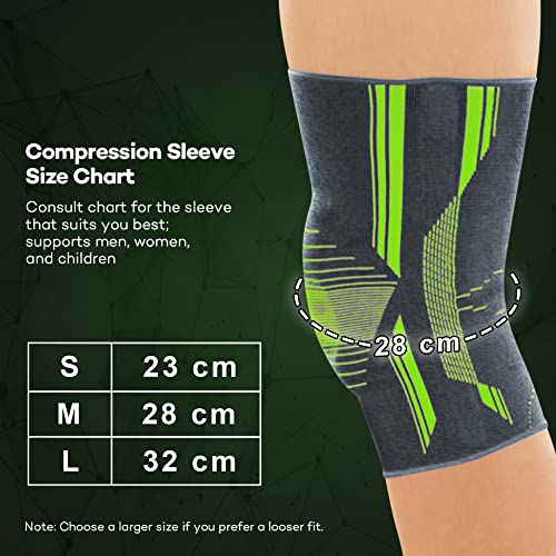 Image of ADDMAX Knee Support|Knee Cap for Men Women |Compression Knee Supporter for Joint Support,Sports,Gym & Injury Recovery | Medium | Pack of 1 |