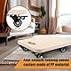 APACALI 2er Set Transportroller aus Holz – 30x30 cm Rollbretter Transport, 18 mm Dicke, 320 kg Tragkraft, Möbelroller für Umzug & Transport