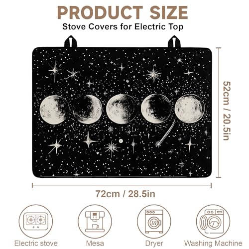 Image of Stove Burner Covers Non-Slip Electric Cooktop Protector Mat (G253992)