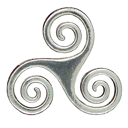 Triskele Brooch, Triscele Brooch, Triskelion Brooch, Triskel, Celtic Brooch, Fine Pewter, Handcast by William Sturt