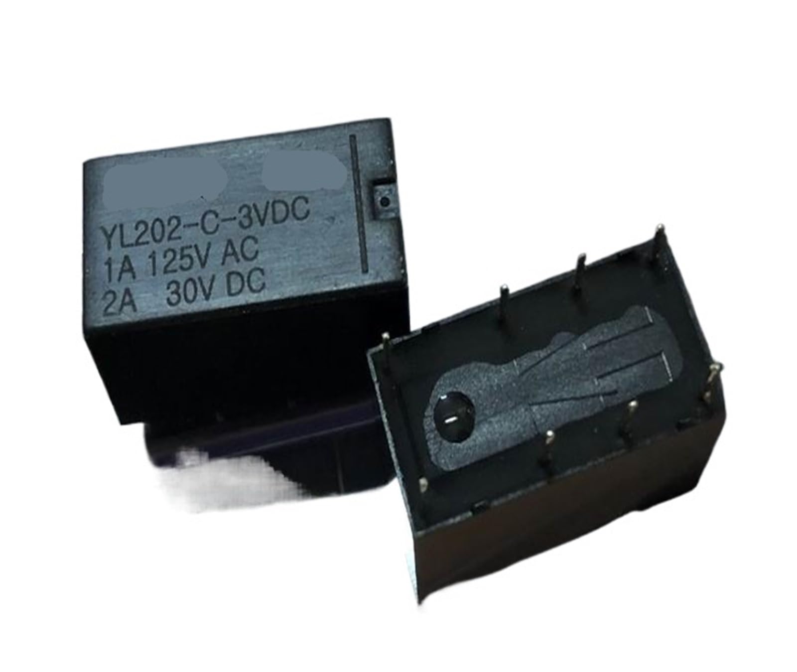 Relais 8 broches 3V YL202-C-3VDC commutation stable basse tension 2A