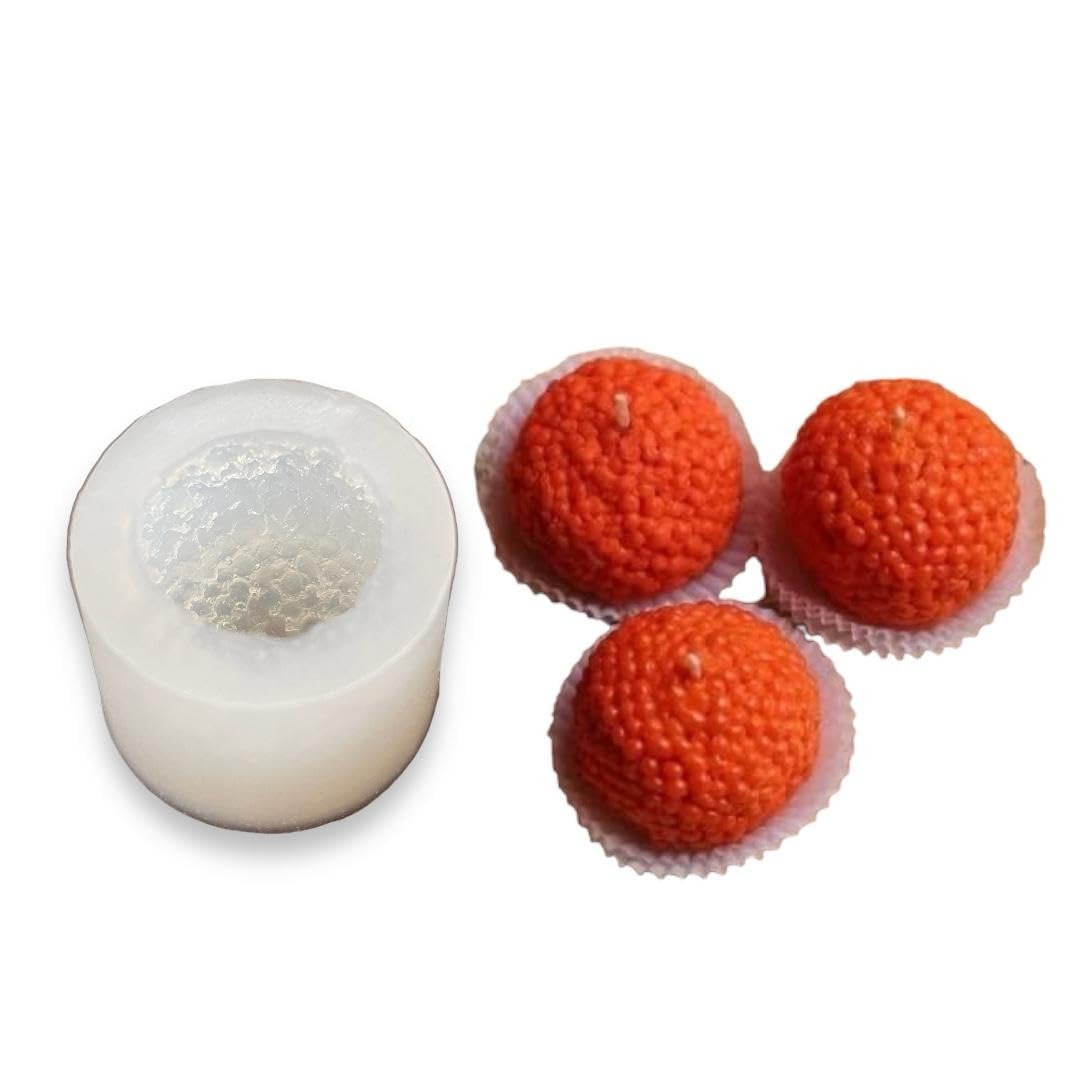 UKIYO international® - Ladoo Shape Silicone Mold 3D for Candle Making Motichoor Laduu Mould Soap Resin Art and Craft Chocolate Cake DIY (B0CWY3Z67G) Amazon Price History, Amazon Price Tracker
