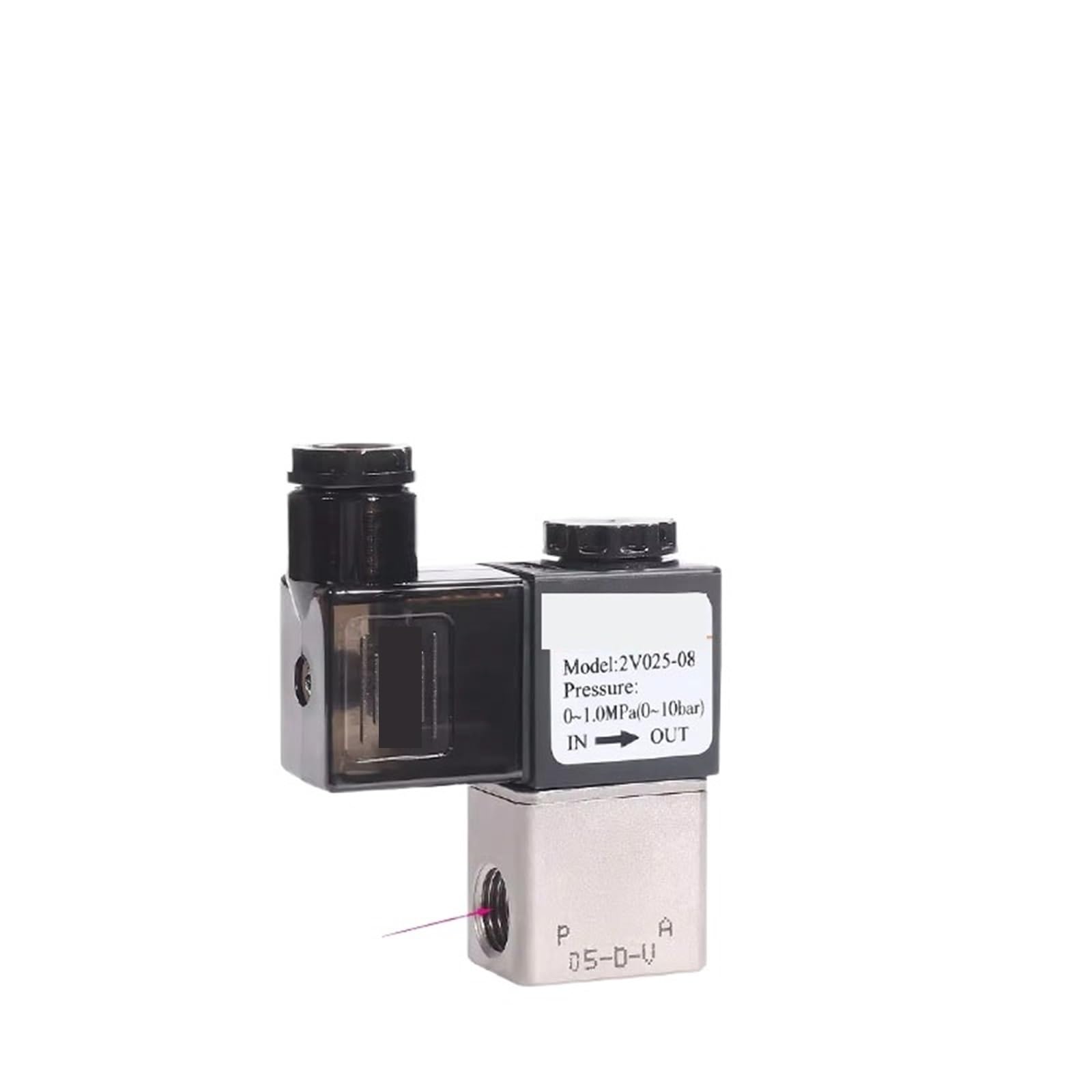 Uyqukggpsn 2V025-08 1Pcs 2V Fluid Controlvalve 2/2Way 2V025-06/ Controls Solenoid Valve 12V 24V 110V 220V(,Ac 220V)