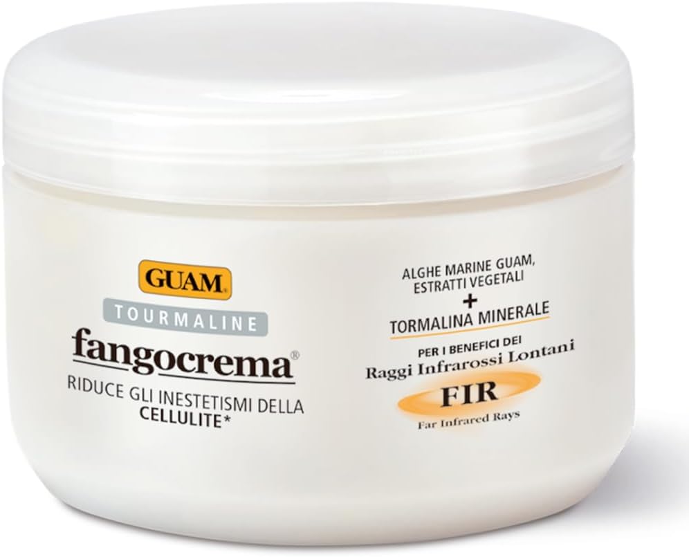 FANGOCREMA Anti Cellulite Cream with Seaweed and Tourmaline FIR, Lipo-Reducing Caffeine Cream for Cellulite and Skin Tightening, Cellulite Hot Gel for Cellulite Treatment, 10.5oz | Guam Beauty