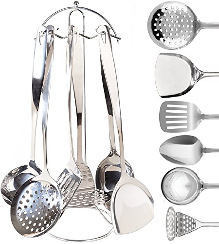 Neet Stainless Steel Kitchen Tool Set, 7PCS, Model #KTSS7