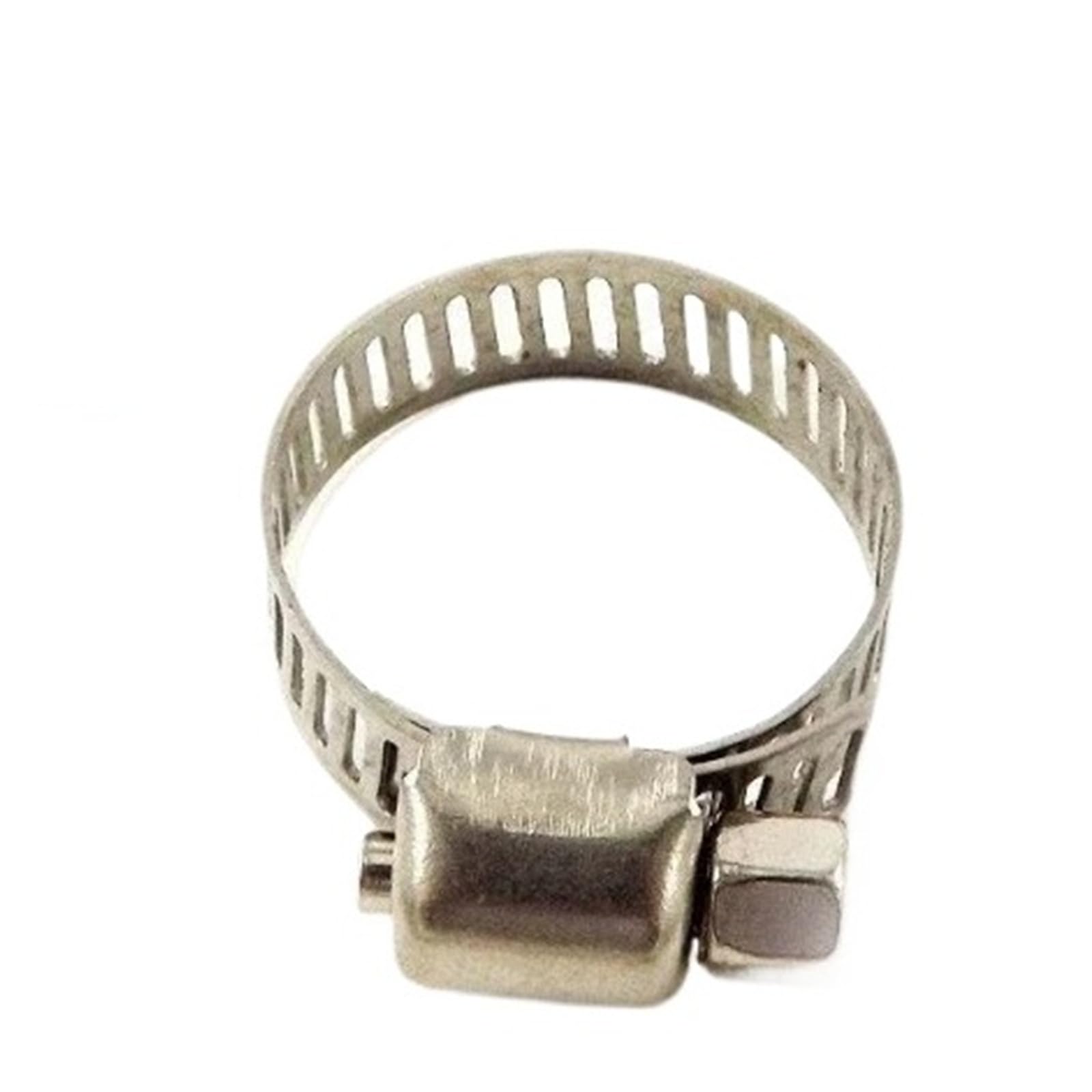 Cifkh One Color 55Pcs Hose Clamps 16Mm-25Mm Stainless Steel Adjustable Drive Hose Clamps Fuel Line Worm Size Clip Hoop