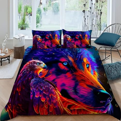 Housse de couette 3D enfants douce fermeture éclair pour lit super king - 3