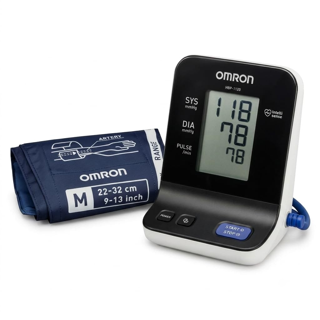 Omron HBP 1120 Blood Pressure Monitor (White)-picture-16