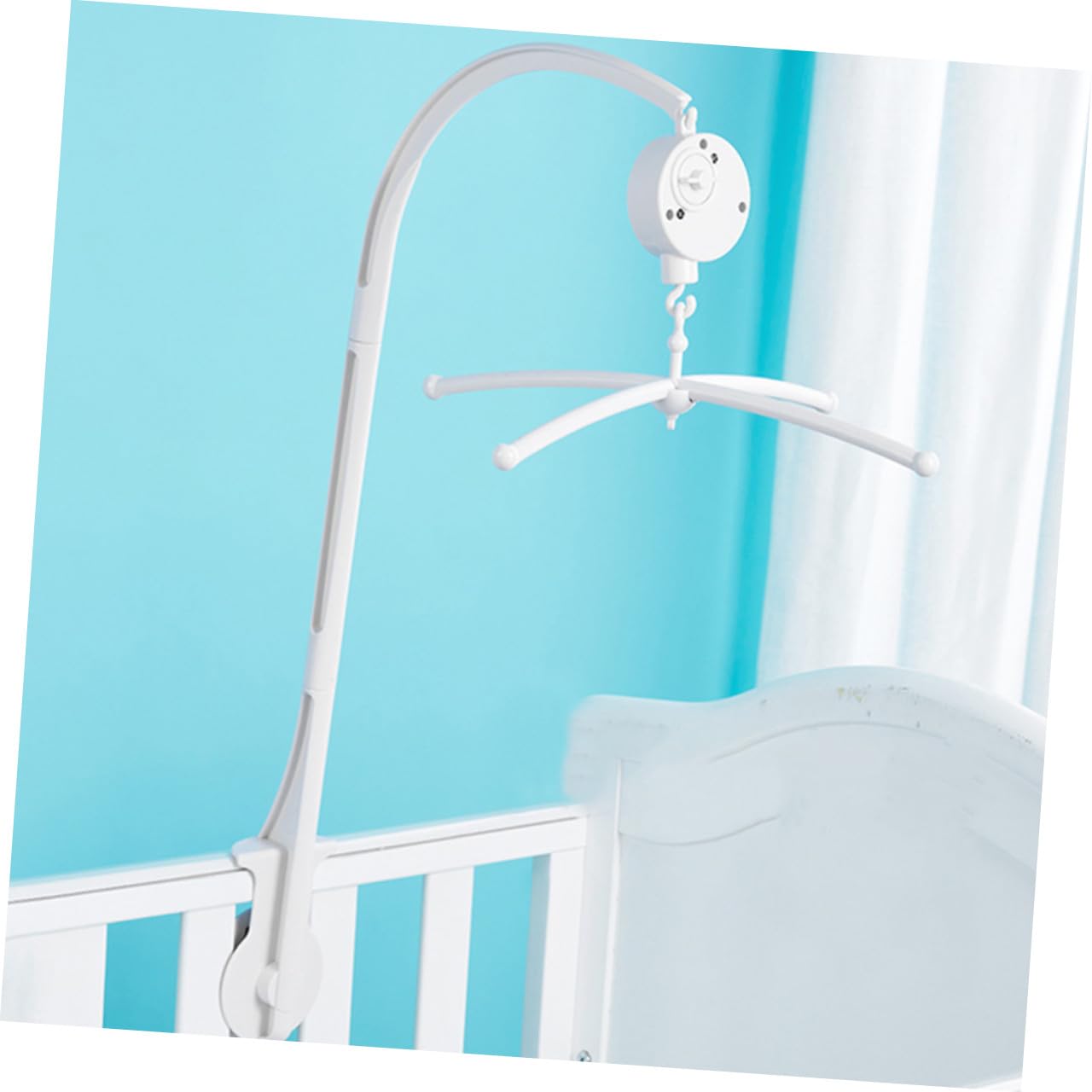 1 juego Soporte de Móvil Musical para Cuna de Niña con Brazo y Accesorios DIY Decoración para Cuna Infantil Juguete Colgante para Recién Nacidos