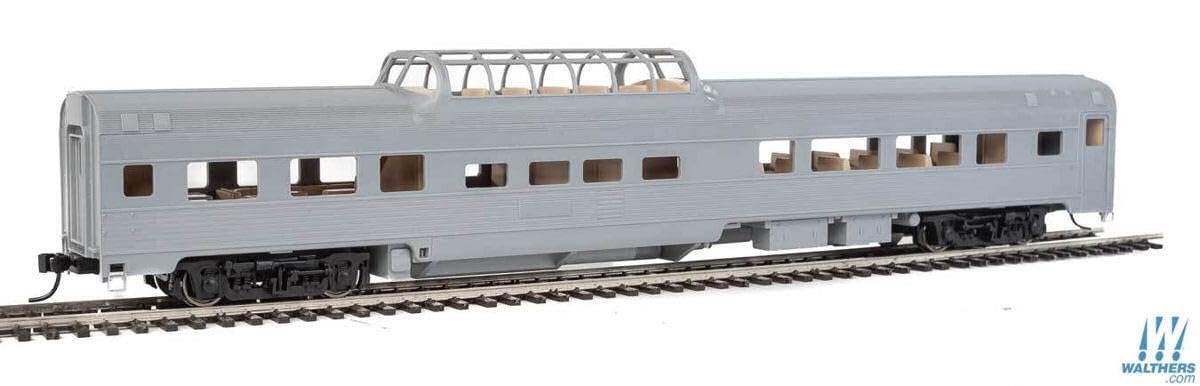 WalthersMainline - 85' Budd Dome Coach - Ready to Run -- Undecorated - HO