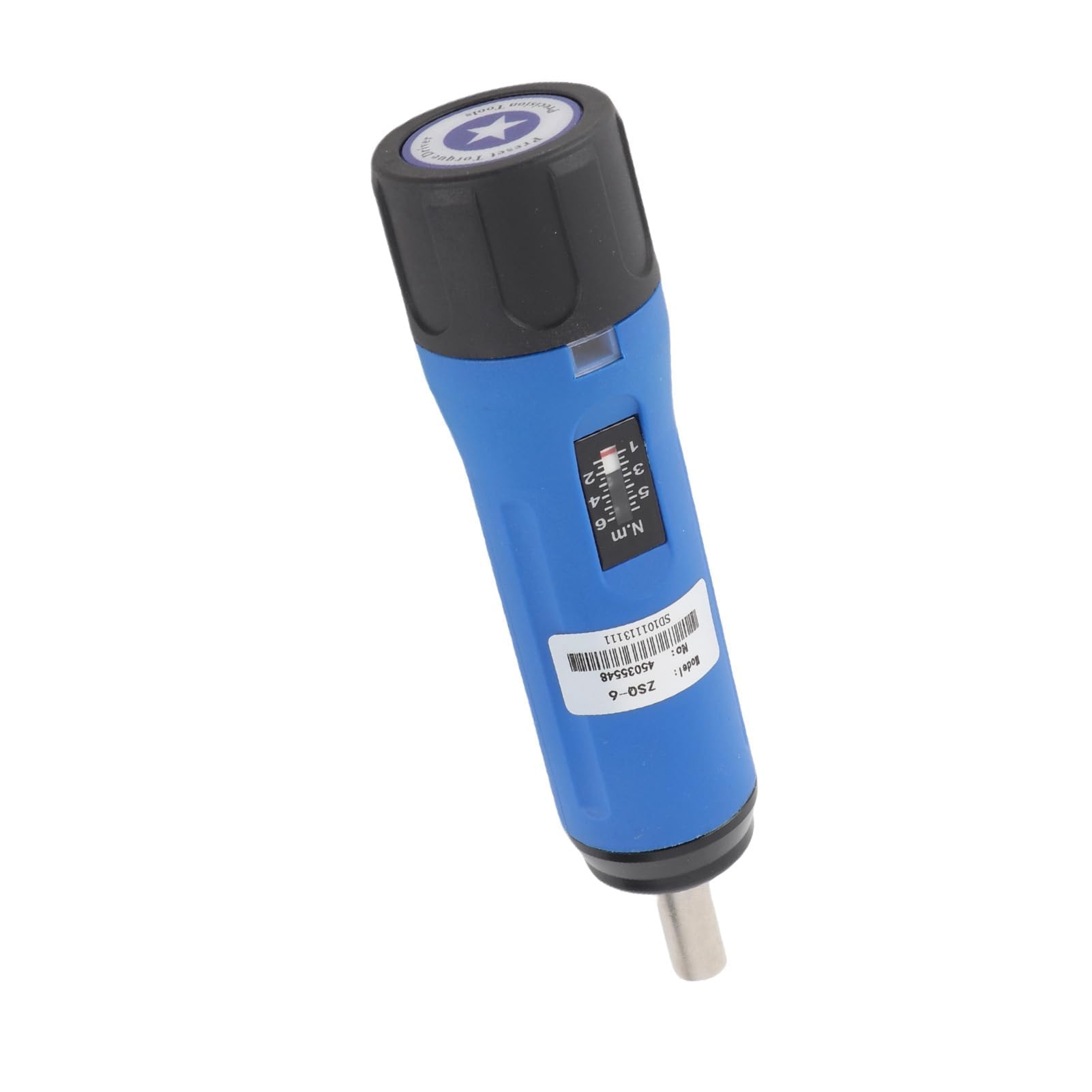 Destornillador Dinamométrico Preestablecido ZSQ-6, Llave de Torque Portátil 1-6 N.m con Brocas Intercambiables, Herramienta Manual de Precisión