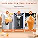 GQMYCDM Slushie Machine, No Ice Needed All-in-One Slushy Maker for Home, Professional Frozen Drink Maker, 5 Preset Programs, Auto-Clean, Frozen Cocktails, Frappés, Ice Cream, Smoothies, Milkshakes
