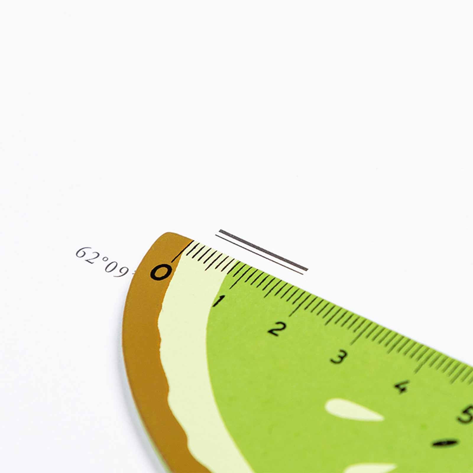 4 Piece Wood Ruler, Student Ruler, Creative Fruit Design, Durable and Useful, for Kids Children, Girls - Image 4