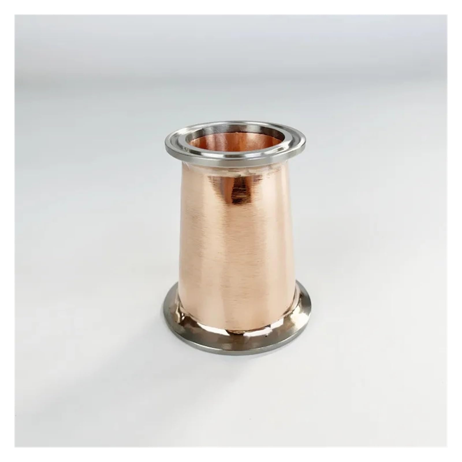 2"(51mm) Flange 64mm X 1.5"(38mm) Flange 50.5mm Tri-clamp Copper Bowl Reducer,Height 75mm