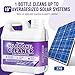 Teexpert Solar Panel Cleaner (32oz Makes 150 Gallons), Ultra Concentrated Glass & Solar Panel Cleaning, Pro Quick Dry Streak-Free Remove Dirt, Dust, Droppings, Fingerprints, Oils & Water Spots