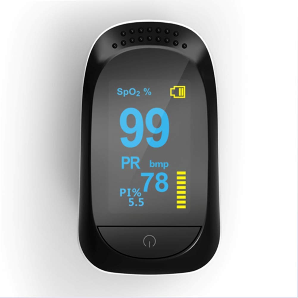 Yanghao Pulsossimetro, Monitor Ossigeno Finger Heart Rate Monitor Controllo della Saturazione Dell'ossigeno Adulto E Bambino con Display OLED,B