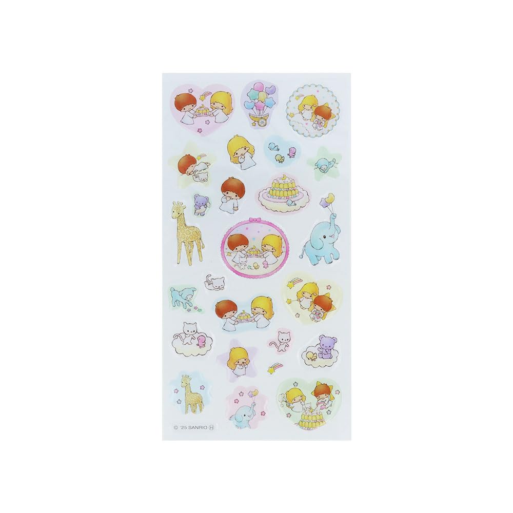 Amazon.co.jp: リトルツインスターズ[シールシート]ぷっくりシール