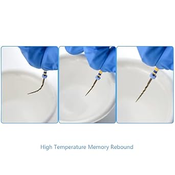 Dental Endo Rotary File X-Pro Gold Taper 12PCS Niti Endodontic Root Canal Files (2Packs 21MM Assort)