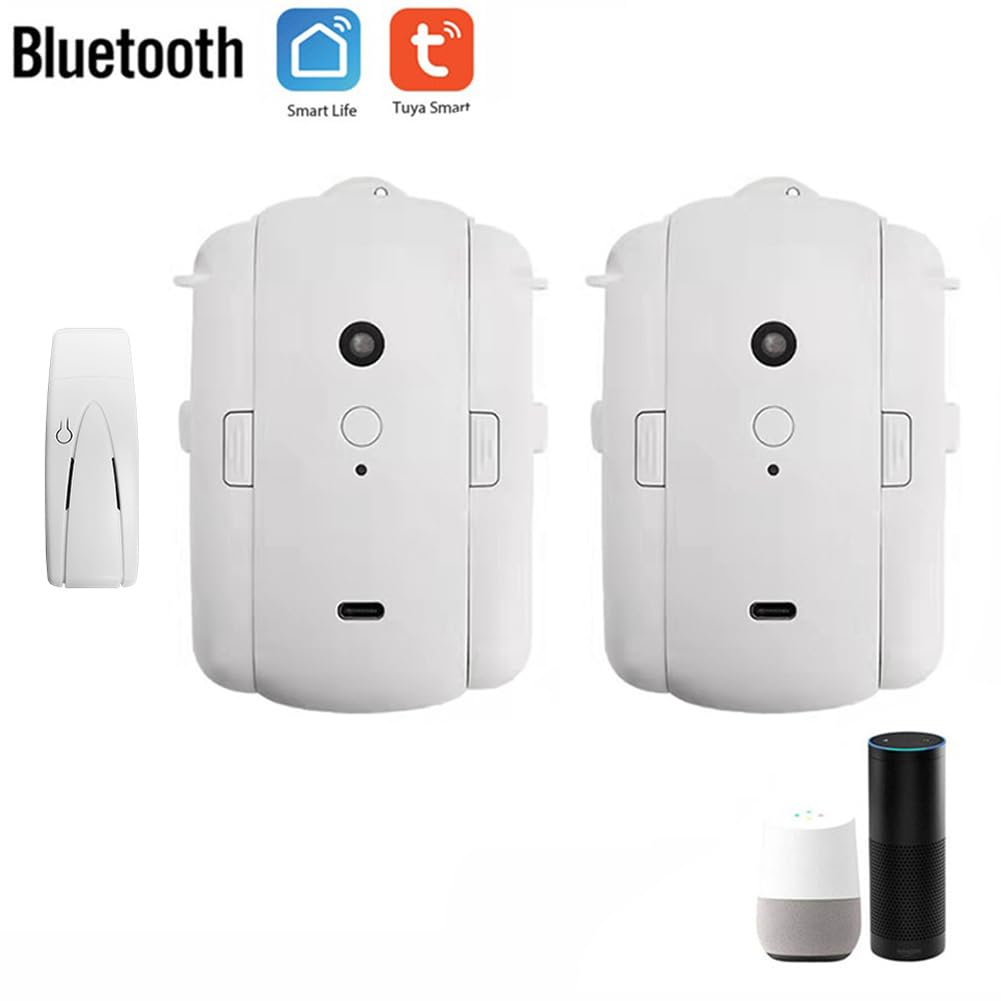 yilin Tuya Smart WIFI Ouvre-Rideau Automatique Piste Rideaux Commutateur Robot TéLéCommande pour Alexa Google Home Single