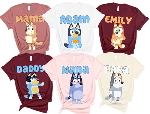Custom Name Kids Birthday Matching T-shirt, Personalized Family M...